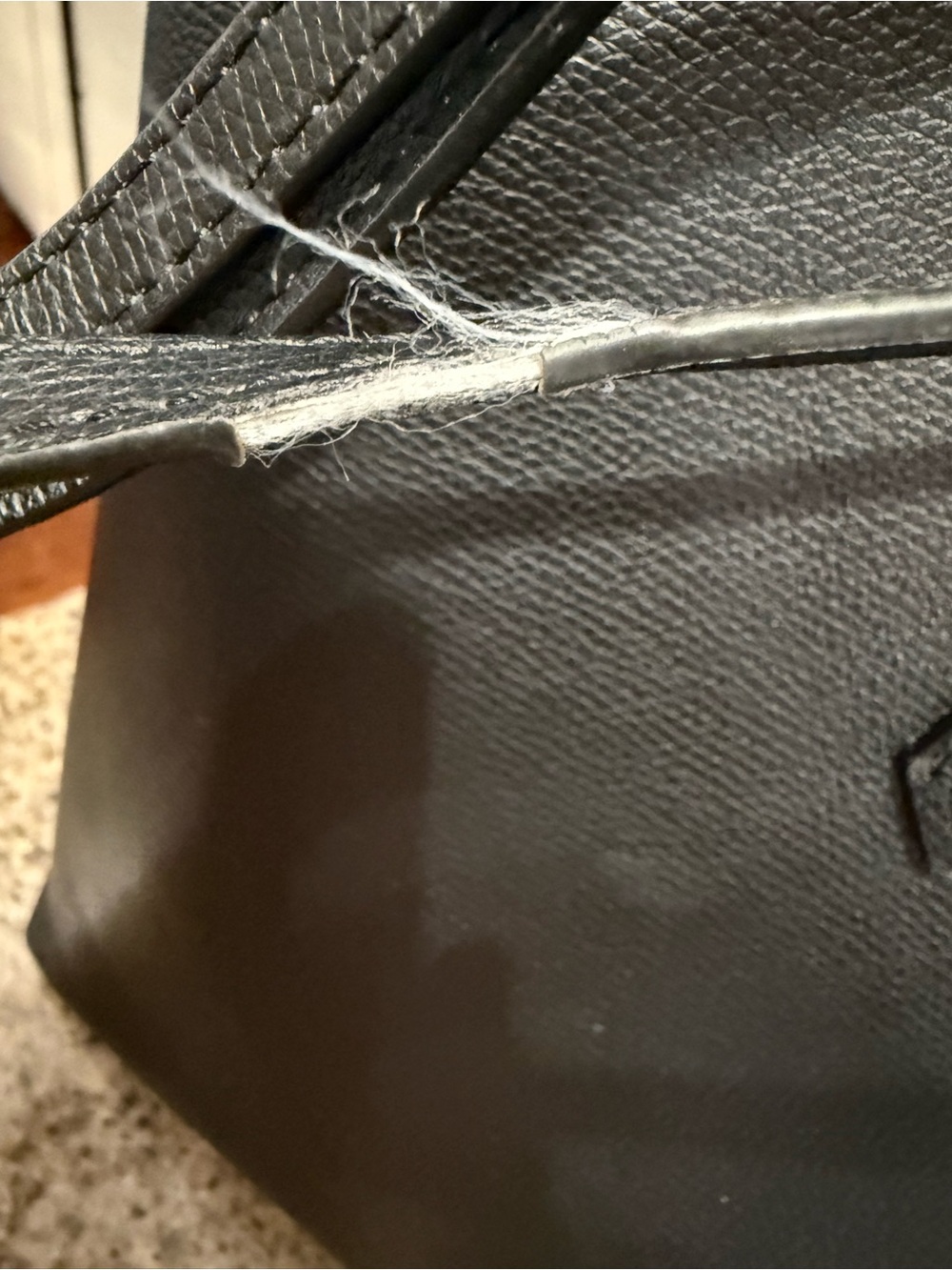 kate spade Black Leather Tote with Pouch - Picture 11 of 11
